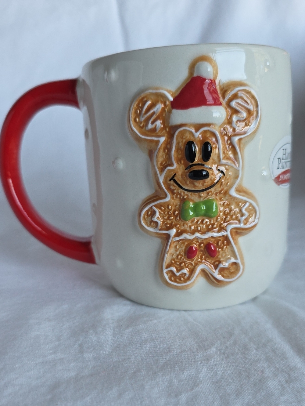 Holiday Disney Mickey Gingerbread Ceramic Mug -
